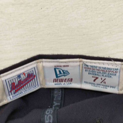 ニューエラ NEW ERA 80~90s USA製 刺繍パネルキャップ メンズ 7 1/4