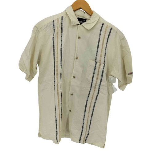 GOTCHA ストライプ S/S シャツ メンズ import:L