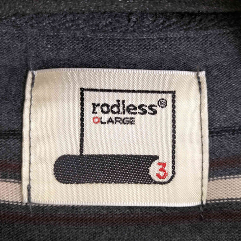 rodless S/S ボーダーTシャツ メンズ JPN:3