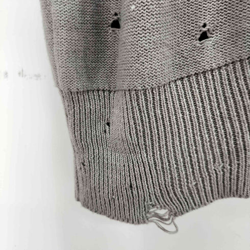 メゾンスペシャル MAISON SPECIAL Pigment Dyed Intarsia Knit Pullover メンズ JPN:2