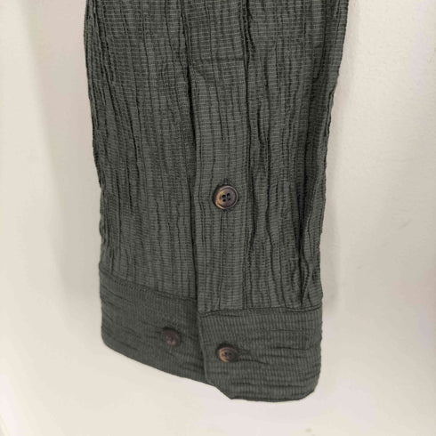 RIVER STONE プリーツデザイン L/S シャツ メンズ