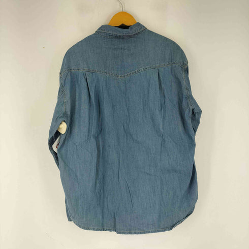 LIVINGTOWN フラップポケット デニムシャツ レディース JPN:XL