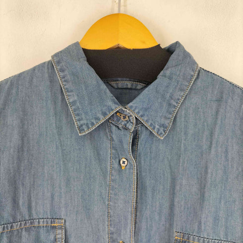LIVINGTOWN フラップポケット デニムシャツ レディース JPN:XL
