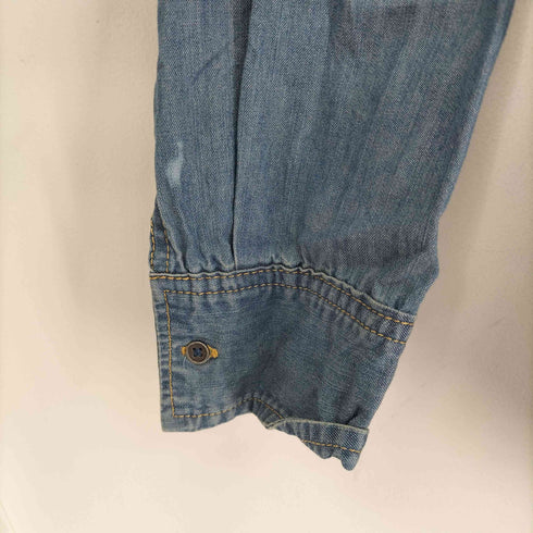 LIVINGTOWN フラップポケット デニムシャツ レディース JPN:XL