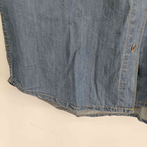 LIVINGTOWN フラップポケット デニムシャツ レディース JPN:XL