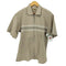 LIVING ISLAND チェック柄 ジップアップ S/S シャツ メンズ import:L