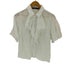 ザラ ZARA リネンフリルシャツ レディース import:S