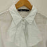 ザラ ZARA リネンフリルシャツ レディース import:S