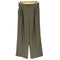 24AW MAISON BREEZE スーツ地 ツイル タック パンツ レディース JPN:M