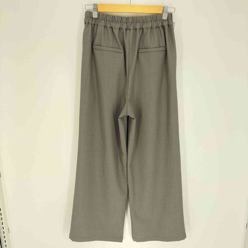 24AW MAISON BREEZE スーツ地 ツイル タック パンツ レディース JPN:M