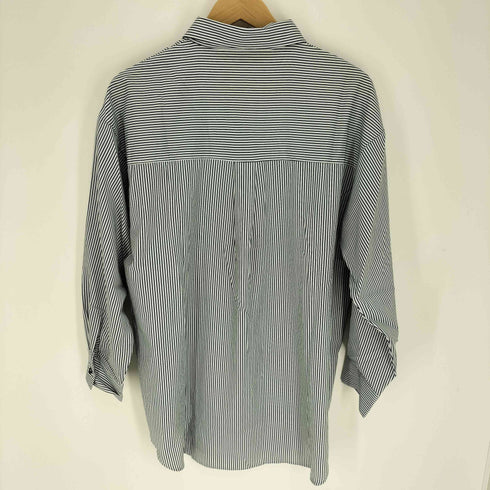 GYLE ジル 袖口スリット ストライプ L/S シャツ レディース JPN:M