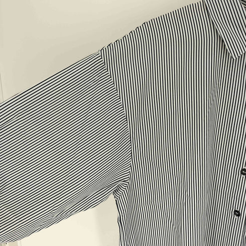 GYLE ジル 袖口スリット ストライプ L/S シャツ レディース JPN:M