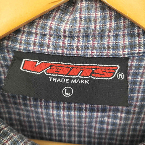 バンズ VANS 90S 旧タグ チェック柄 S/S メンズ import:L