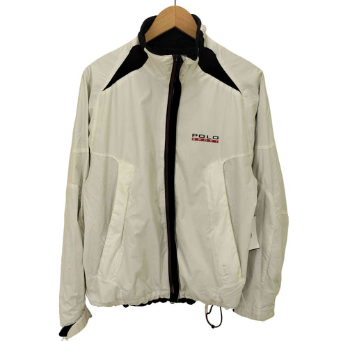 ポロスポーツラルフローレン POLO SPORT RALPH LAUREN 90S 裏地メッシュ スタンドネック ナイロンジャケット ダブルジップ 裾ドローコード メンズ import:S