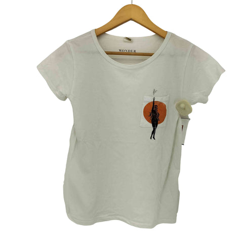 Wonder Valley プリントポケットTシャツ レディース import:XS