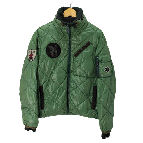 アヴィレックス AVIREX ワッペンデザイン中綿ジャケット メンズ import:XL