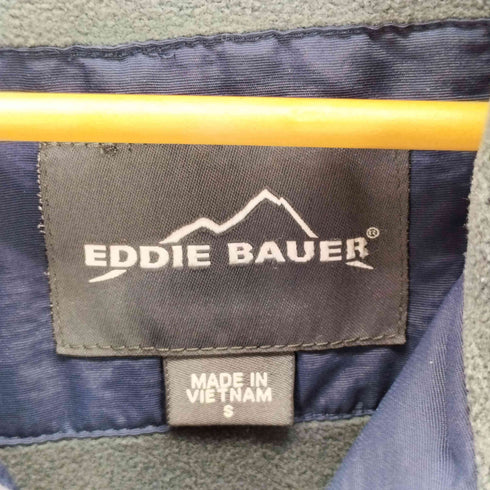 エディーバウアー Eddie Bauer ロゴ刺繍 ナイロンスタンドカラージャケット メンズ import:S