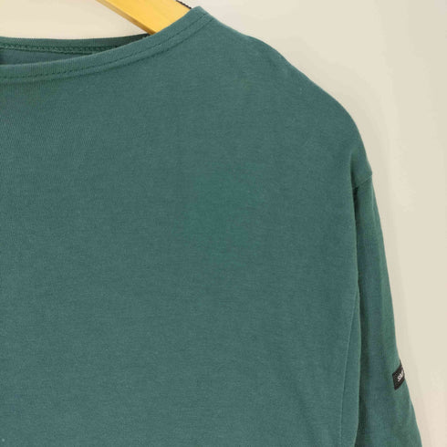 セントジェームス SAINT JAMES ロゴパッチ ボートネックTシャツ メンズ F:4