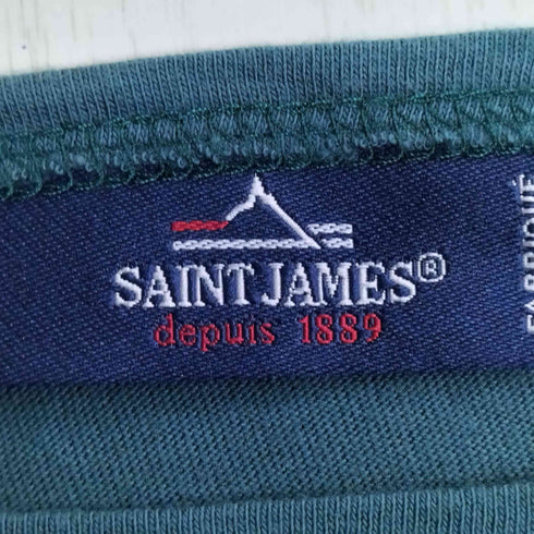 セントジェームス SAINT JAMES ロゴパッチ ボートネックTシャツ メンズ F:4