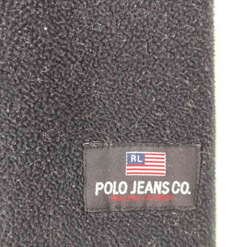 ポロジーンズカンパニーラルフローレン POLO JEANS COMPANY RALPH LAUREN ワンポイントロゴ フリンジマフラー メンズ