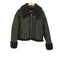 ザラ ZARA フェイクレザームートンジャケット レディース import:M