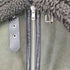 ザラ ZARA フェイクレザームートンジャケット レディース import:M