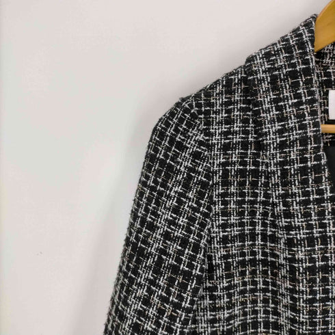 リリーブラウン Lily Brown ツイードビジューチェスターコート レディース S/M