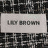リリーブラウン Lily Brown ツイードビジューチェスターコート レディース S/M