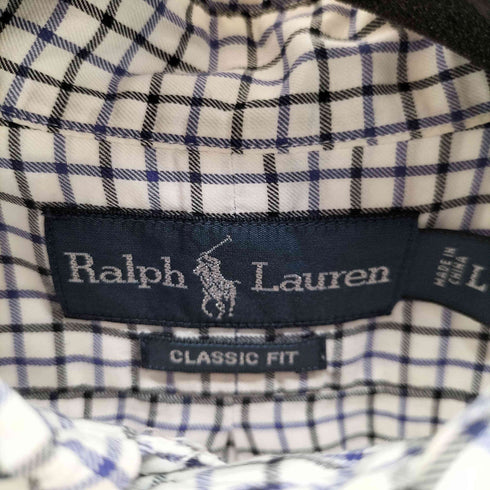 ラルフローレン RALPH LAUREN CLASSIC FIT スモールポニー刺繍 BD L/S シャツ メンズ import:L