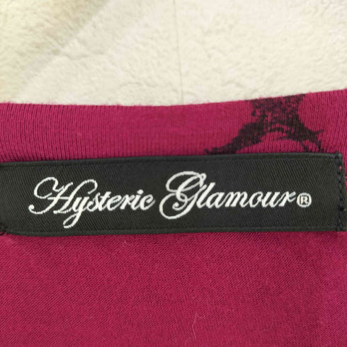 ヒステリックグラマー HYSTERIC GLAMOUR 有刺鉄線プリント 総柄カットソー レディース FREE