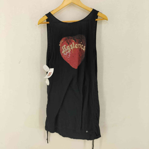 ヒステリックグラマー HYSTERIC GLAMOUR スカルベリー 両面プリント キャミワンピース レディース FREE