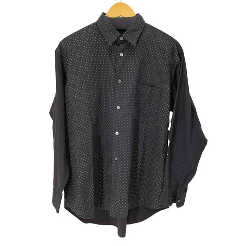 コムデギャルソンオムプリュス COMME des GARCONS HOMME PLUS 80S AD1988 ドット切替デザイン L/S シャツ メンズ