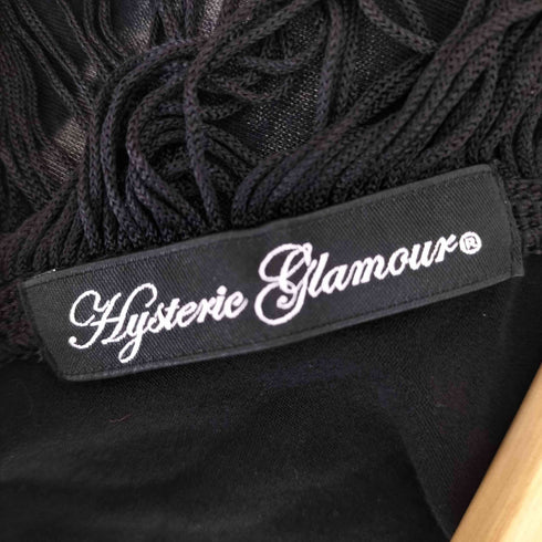 ヒステリックグラマー HYSTERIC GLAMOUR フリンジ スカルプリント タンクトップ レディース FREE