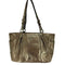 コーチ COACH Metallic Silver Leather Tote Shoulder Bag メタリック シルバー レザー トート ショルダー バッグ レディース