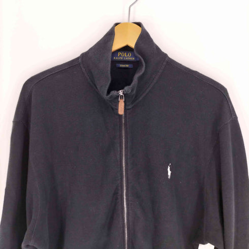 ポロラルフローレン POLO RALPH LAUREN ESTATE RIB ポニー 刺繍 ハーフジップ スウェット メンズ import:L