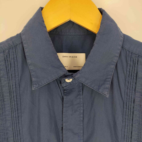 ザラ ZARA ORIGINS コットン キューバシャツ メンズ import:M