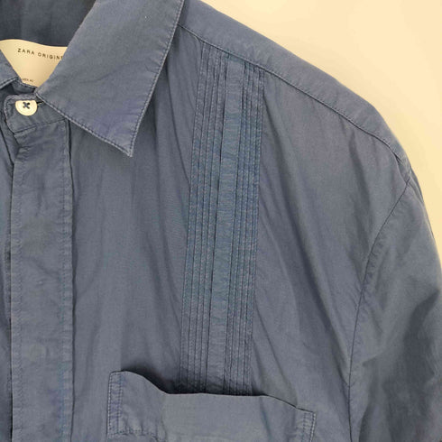 ザラ ZARA ORIGINS コットン キューバシャツ メンズ import:M
