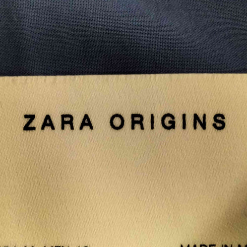 ザラ ZARA ORIGINS コットン キューバシャツ メンズ import:M