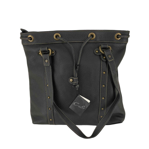 CASPIEL CATS COWHIDE レザートートバッグ レディース
