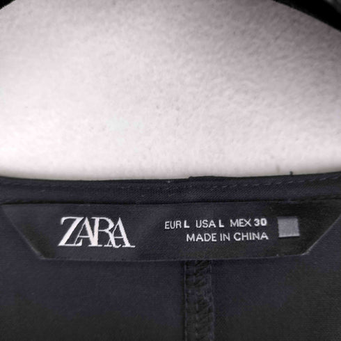 ザラ ZARA ゴムウエストミディ丈ワンピース レディース import:L