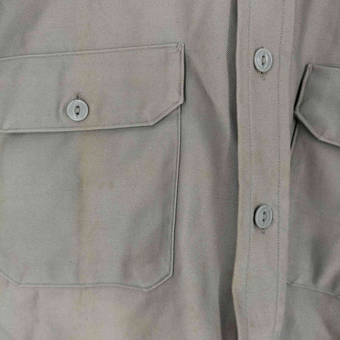 シアーズ Sears 60s 猫目ボタン コットン ワークシャツ メンズ 15 2 S