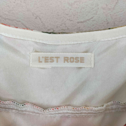L’EST ROSE フラワー ティアード キャミワンピース レディース 2