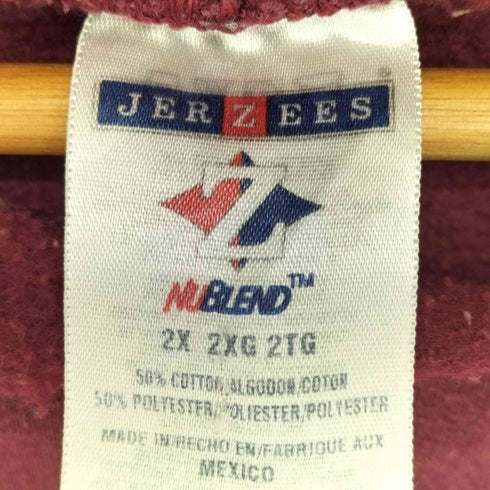 ジャージーズ JERZEES メキシコ製 ROWAN プリントパーカー メンズ 2X