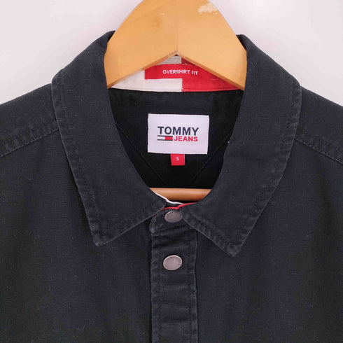 トミージーンズ tommy jeans OVERSHIRT FIT 両面プリント シャツジャケット メンズ import:S