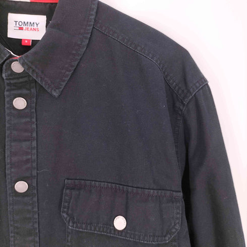 トミージーンズ tommy jeans OVERSHIRT FIT 両面プリント シャツジャケット メンズ import:S