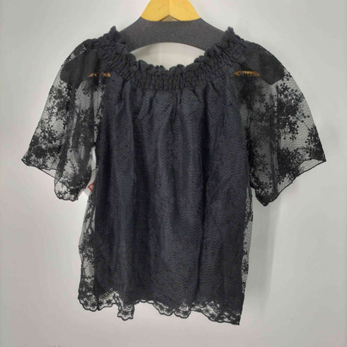 アクシーズファム axes femme S/S レースデザインブラウス レディース JPN:M