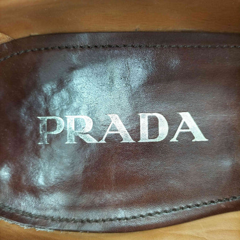 プラダ PRADA Vチップ コインローファー メンズ UK:10