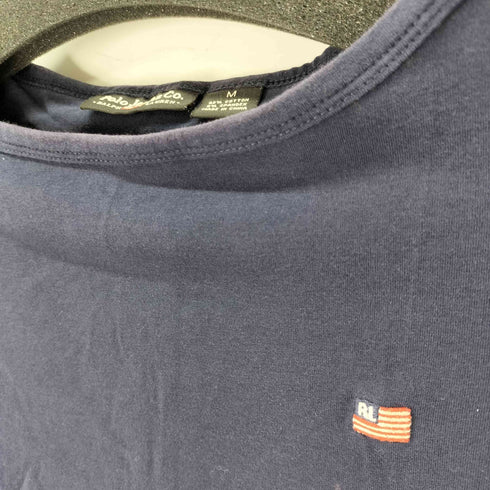 ポロジーンズカンパニーラルフローレン POLO JEANS COMPANY RALPH LAUREN フロントロゴ L/S Tシャツ レディース import:M