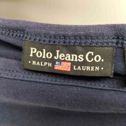 ポロジーンズカンパニーラルフローレン POLO JEANS COMPANY RALPH LAUREN フロントロゴ L/S Tシャツ レディース import:M