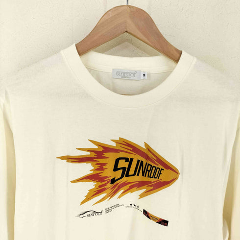 サンルーフ sunroof sunroof racing logo long sleeve T-shirts メンズ JPN:L